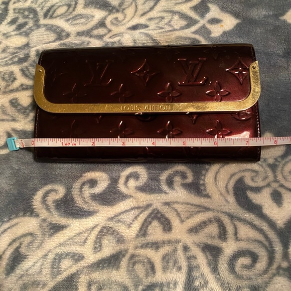 LV💜Portefeuille Rossmore Purple Vernis Wallet - Picture 7 of 16